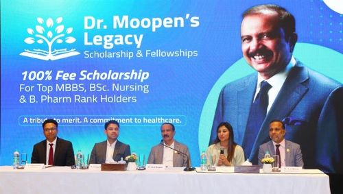 Moopen’s Legacy Scholarship & Fellowships launched to aid 25 students from across India in pursuing MBBS, BSc Nursing and B.Pharm education