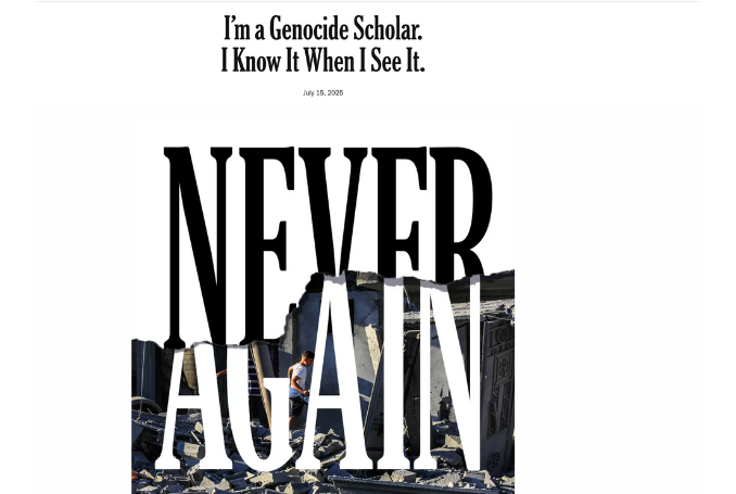 Leading Holocaust, Genocide Scholar Says Israel ‘is Committing Genocide’ in Gaza