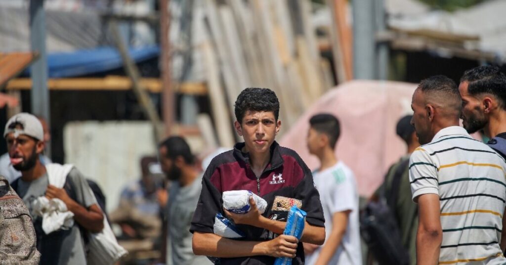 Israel air drops humanitarian aid packages into Gaza