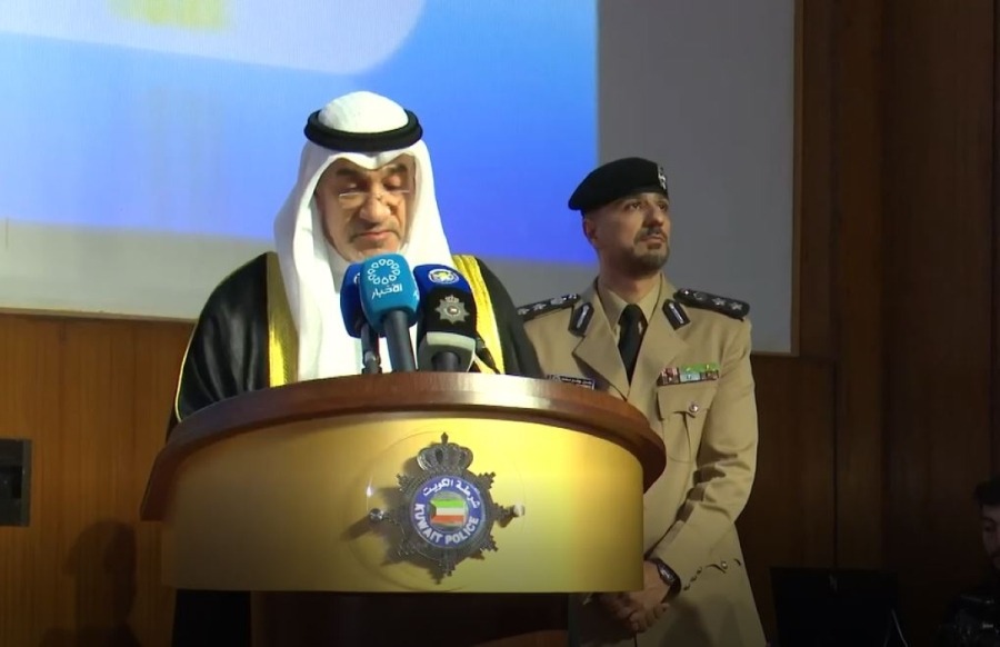 Sheikh Fahd attends graduation of 32nd Batch of specialized police officers Sheikh Fahd Al-Youssef speaks at Kuwait Police graduation ceremony