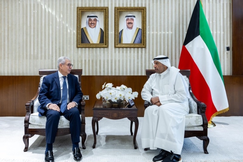 FM Al-Yahya bids farewell to Egyptian Ambassador Shaltout
