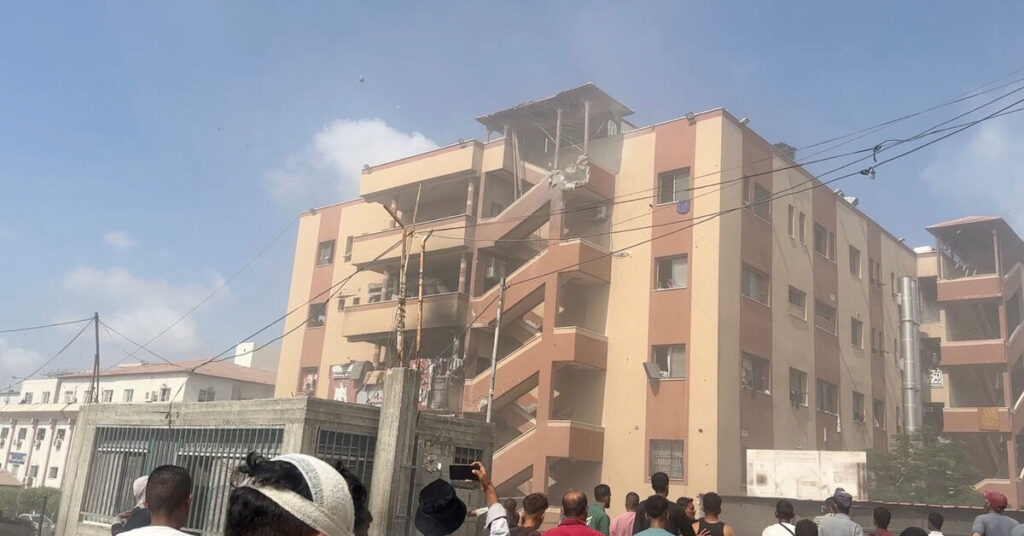 Israeli military says initial inquiry on Gaza hospital strike showed ‘Hamas camera’ set up in vicinity