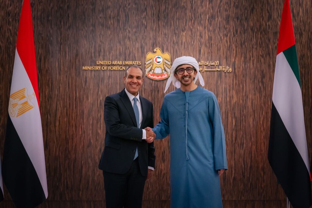 Abdullah bin Zayed and Egypt’s Foreign Minister Hold Talks – UAE