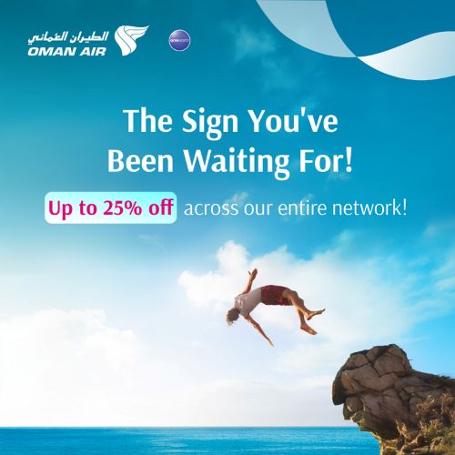 Oman Air Launches Global Sale with Up to 25% Off Fares and Expanded Winter Schedule
