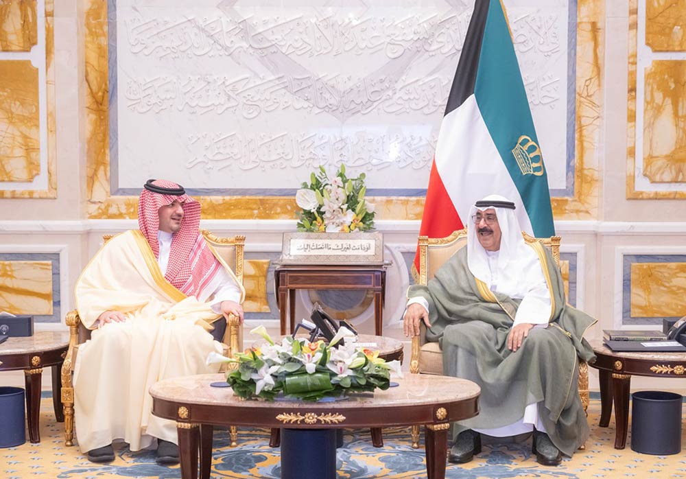 H. H. the Amir praises Saudi rulers, hopes for greater advancement