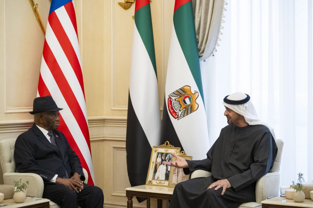 UAE and Liberian Presidents Hold Talks to Strengthen Bilateral Ties – UAE