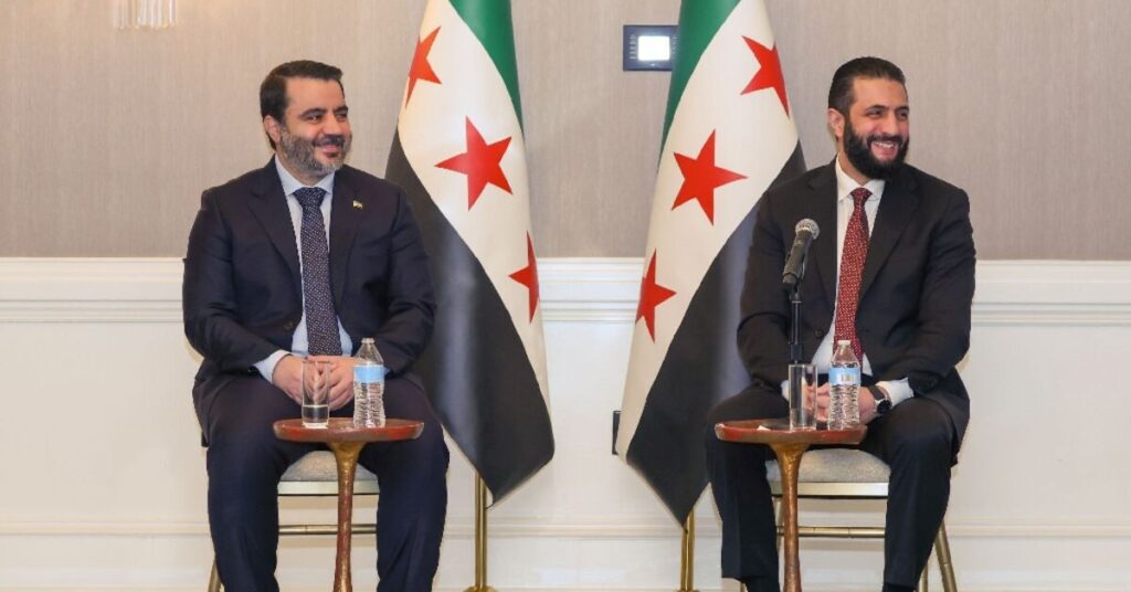 Ex-jihadist Syrian president due at White House for landmark talks