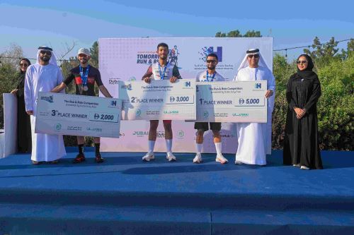 Hamdan Bin Mohammed Smart University Successfully Concludes the “Run & Ride Competition” as Part of the “Tomorrow Run & Ride” Event