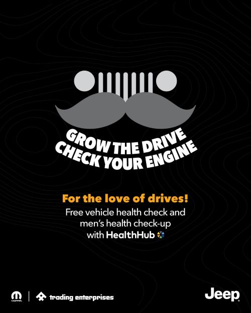 Al-Futtaim Trading Enterprises, Jeep and HealthHub Launch “Grow the Drive” Movember Campaign Promoting Men’s Preventive Health Awareness