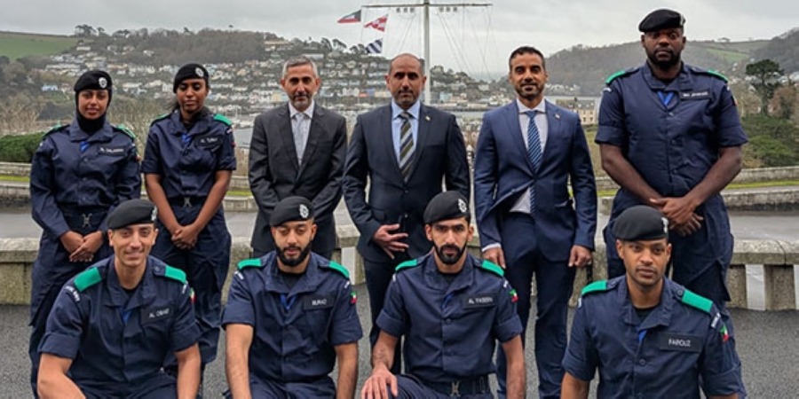 Al-Yousef reaffirms Coast Guard readiness during visit to Kuwaiti cadets at UK Naval College