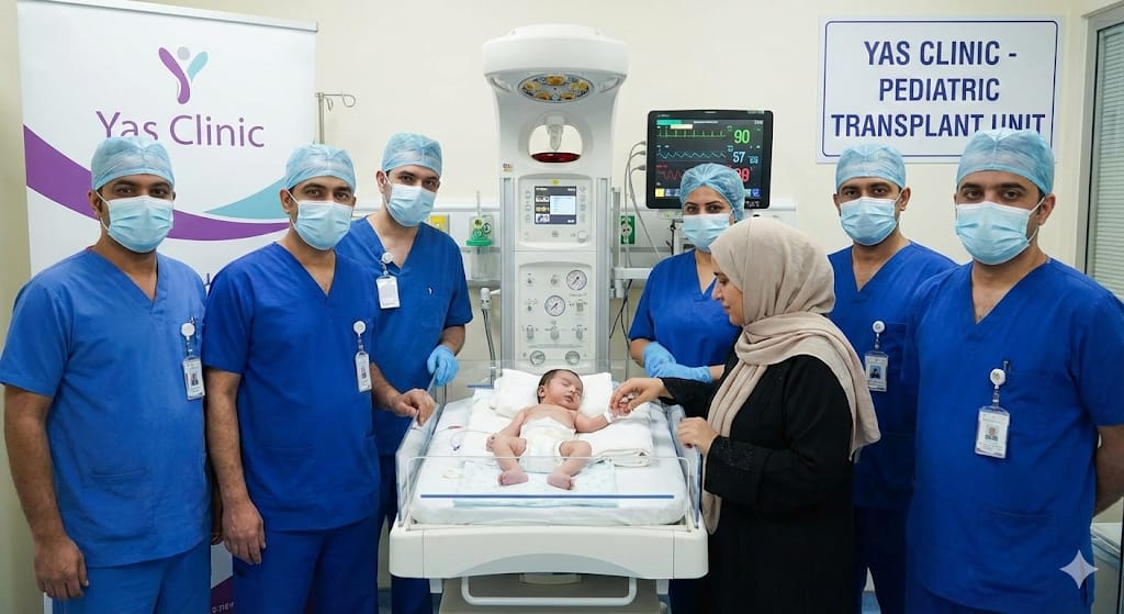 Yas Clinic Saves 2-Month-Old Baby in Rare, Urgent Transplant – Health